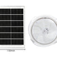 Solar Ceiling Lights Indoor Outdoor Solar Shed Light for Yard Patio Shop Porch