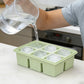 3 Pack Silicone Ice Cube Trays with Lids Large Ice Mold for Freezer
