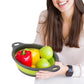 3 Piece Foldable Colander Set for Kitchen Use