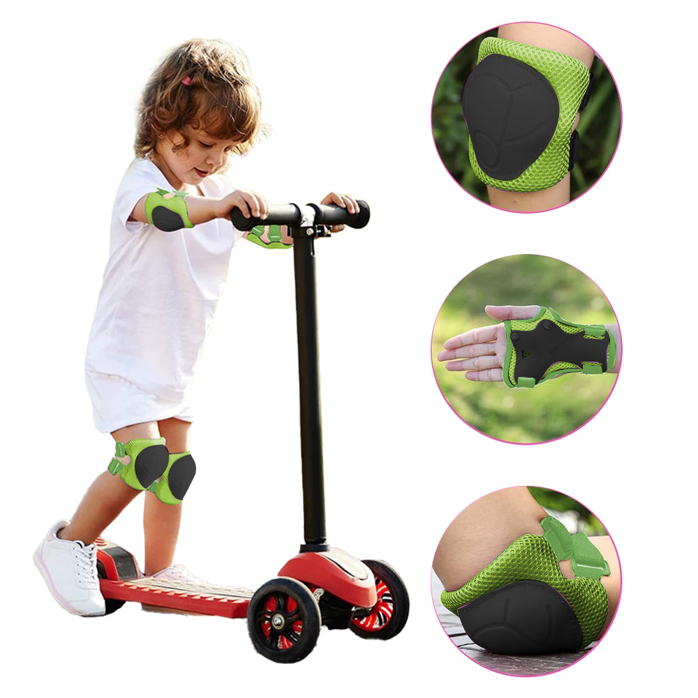 6 in 1 Protective Gear Set Knee Pads Elbow Pads Wrist Guards