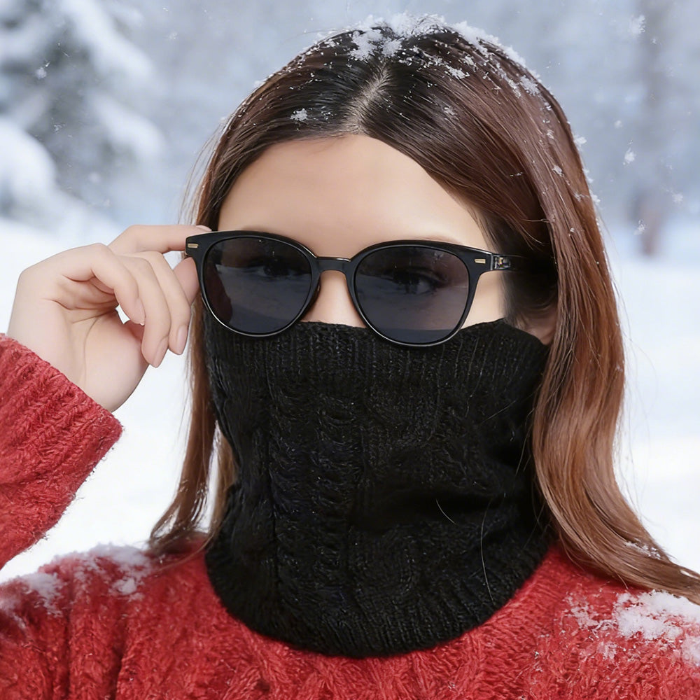 Winter Neck Gaiter Fleece Thick Neck Warmer Cover Ski Gaiters for Men Women