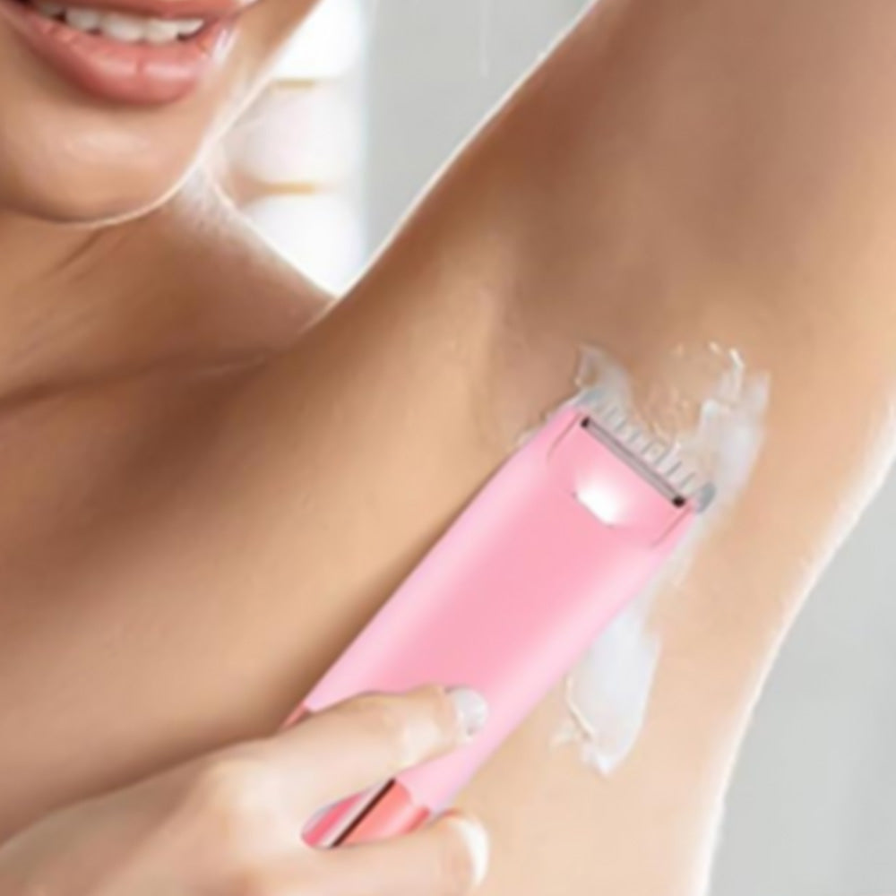 Rechargeable Bikini Trimmer for Women Dual Head Electric Razor Body Hair Trimmer