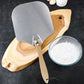 2Pcs 35.5x30.5CM Aluminum Pizza Spatula with Foldable Wooden Handle Pizza Peel Set