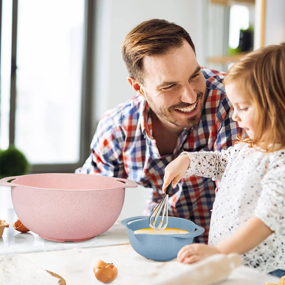 10Pcs Nested Mixing Bowls with Measuring Spoon