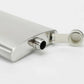 Stainless Steel Hip Flask for Men Portable Leak Resistant Pocket Liquor Bottle for Outdoor Travel