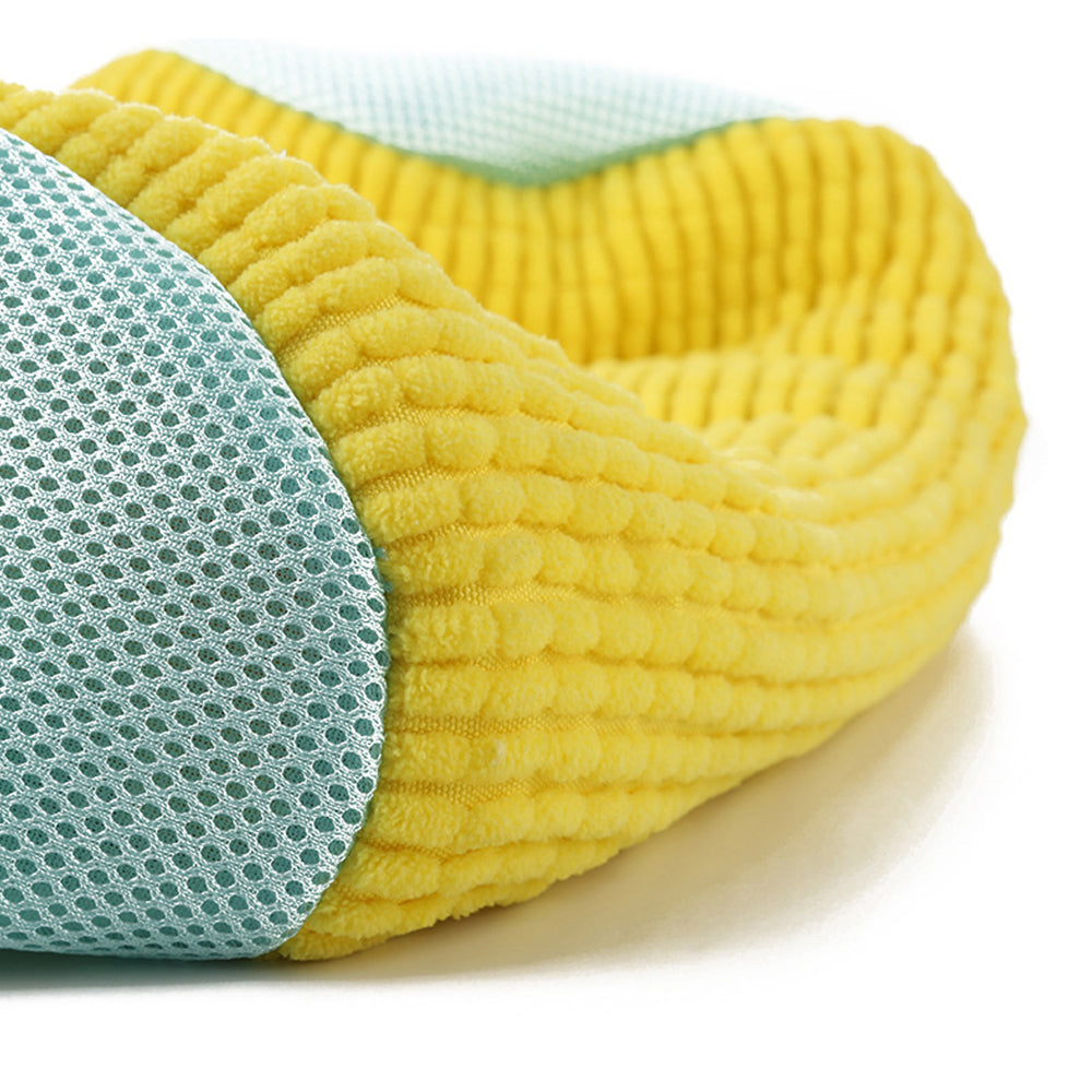 2Pcs Reusable Chenille Shoe Washing Bag with Zipper