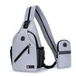 Travel Crossbody Chest Bag for Men and Women Adjustable Sling Backpack