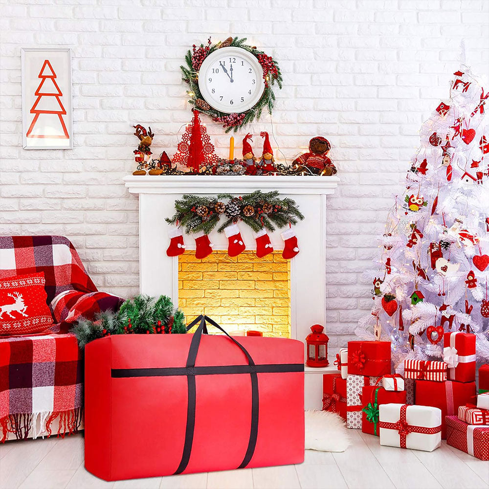 100x28x58CM Water-Resistant Small Christmas Tree Storage Bag Xmas Tree Furniture Bag