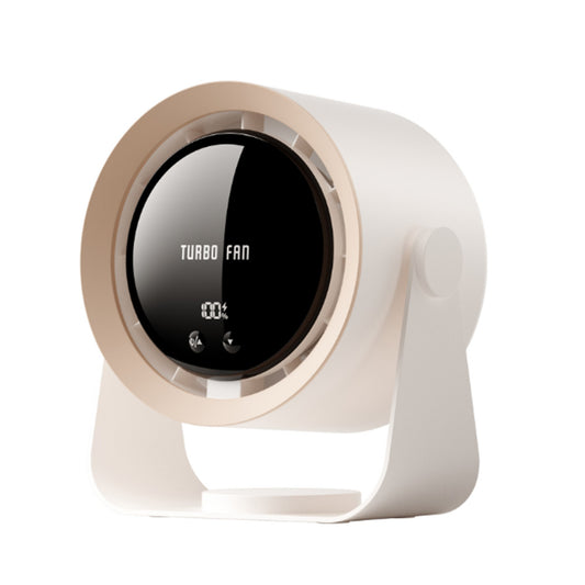 Desk Fan Quiet Digital Display Portable Table Fan Air Circulator Fan