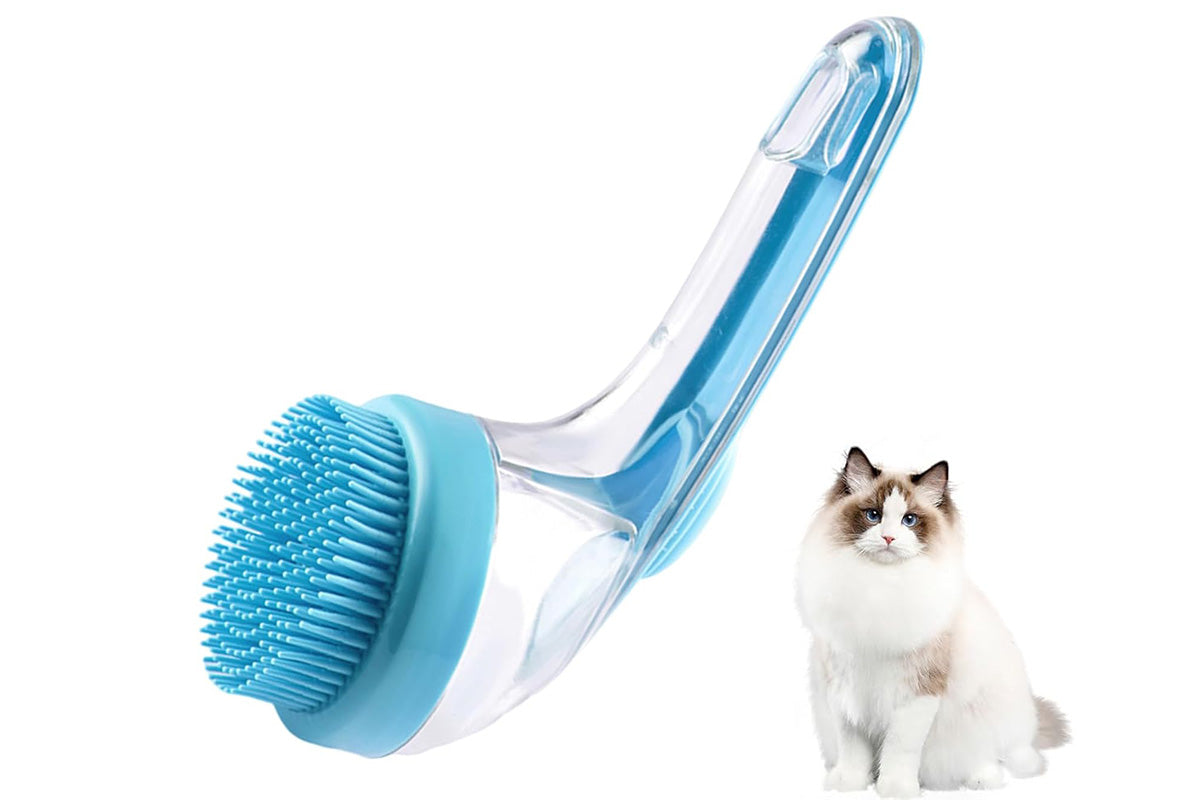 2 In 1 Dog Bath Brush With Built In Shampoo Dispenser Dog Shampoo Brush Bubble Maker