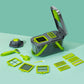 22-in-1 Vegetable Fruit Chopper Slicer with 13 Stainless Steel Blades