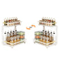 Under Sink Organizer 2 Tier Pull Out Cabinet Storage Slide Out Shelf Metal Sliding Drawer