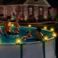 6 Pack Solar Water-Resistant Outdoor Swimming Pool Fence Light