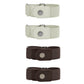 Elastic Side Buckle Belt for Jeans Pants Unisex Adults Adjustable Waistband Stretch
