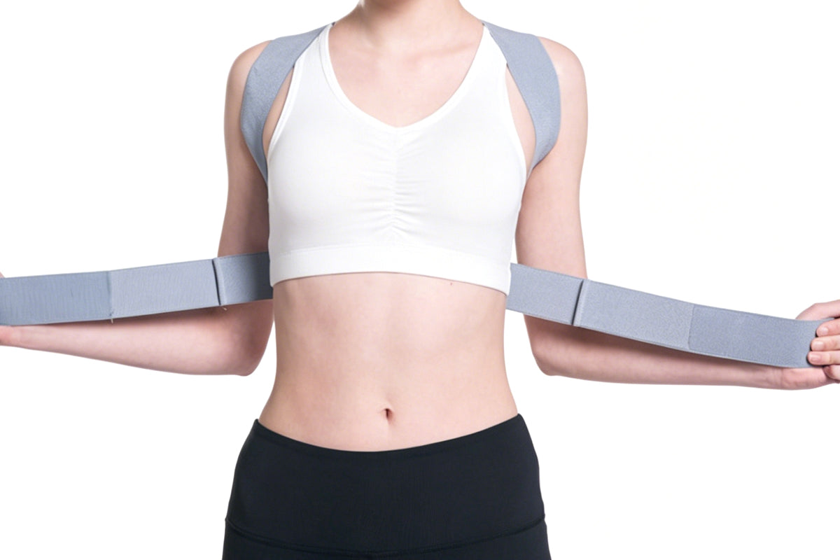 Unisex Adjustable Posture Corrector Back Brace for Adults