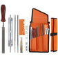 9Pcs Files Filing Tool with A Storage Chain Sharpener for Sharpen Saw File Set