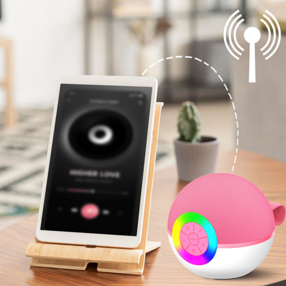 Karaoke Machine Portable Bluetooth Speaker With 2 Wireless Microphones