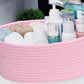 Gift Basket With Gift Bag And Ribbons Woven Storage Basket With Handle