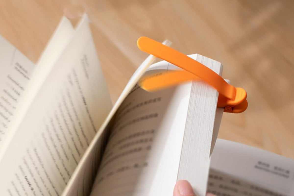 3Pcs Automatic Bookmark Silicone Book Marks for Reading Women
