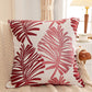 2Pcs 45x45cm Palm Leaf Floral Print Single-Sided Pillow Cover for Sofa Pillow