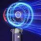 Handheld Fan With LED Display Foldable Hanging Neck Fan Rechargeable Portable Fan