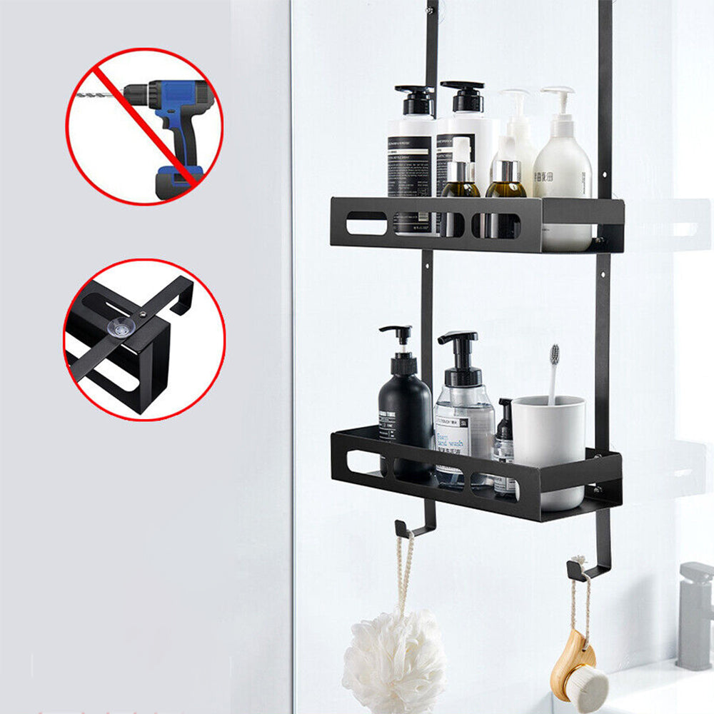 2 Tiers Bathroom Hanging Storage Rack