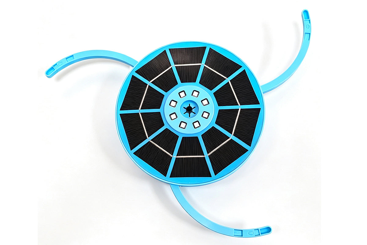 Solar Powered Floating Fountain with 12pcs Spray Heads RGB LED Bird Bath Water Fountain with 12pcs Spray Heads