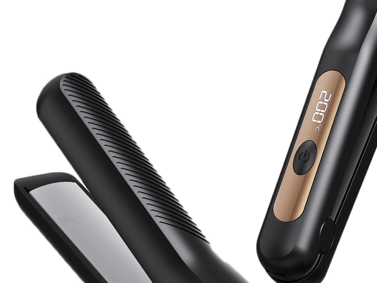 3 in 1 Hair Crimper Hair Straightener Interchangeable Plates with Gloves