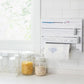 6 in 1 Adhesive Kitchen Towel Foil Roll Rack Film Dispenser