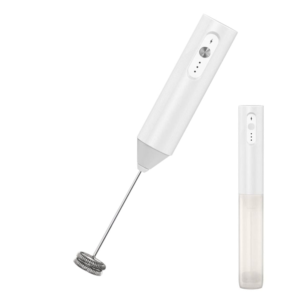 3-Speed Electric Milk Frother with 304 Stainless Steel Whisk