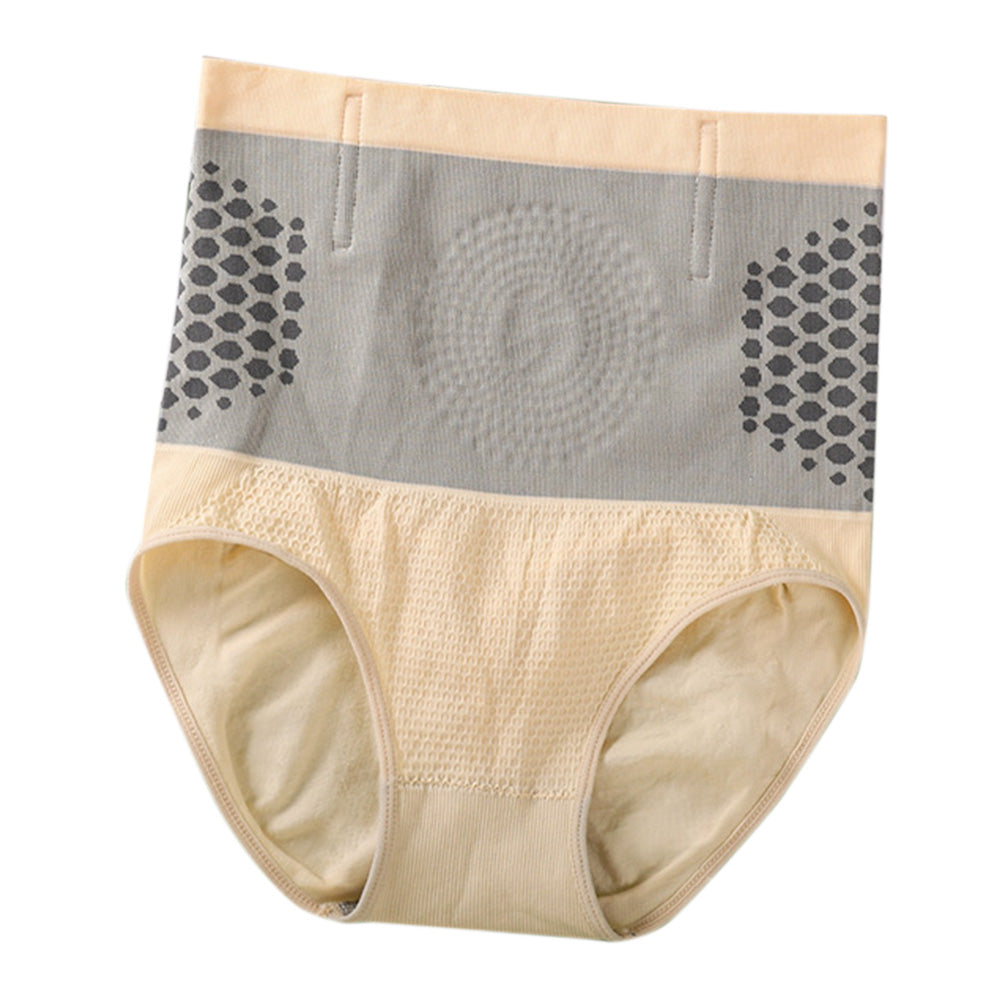 High Waist Shapewear Panty Seamless Postpartum Underwear-Beige