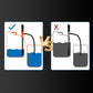 Electric Liquid Transfer Pump Portable Battery Operated Water Fuel Siphon Pump