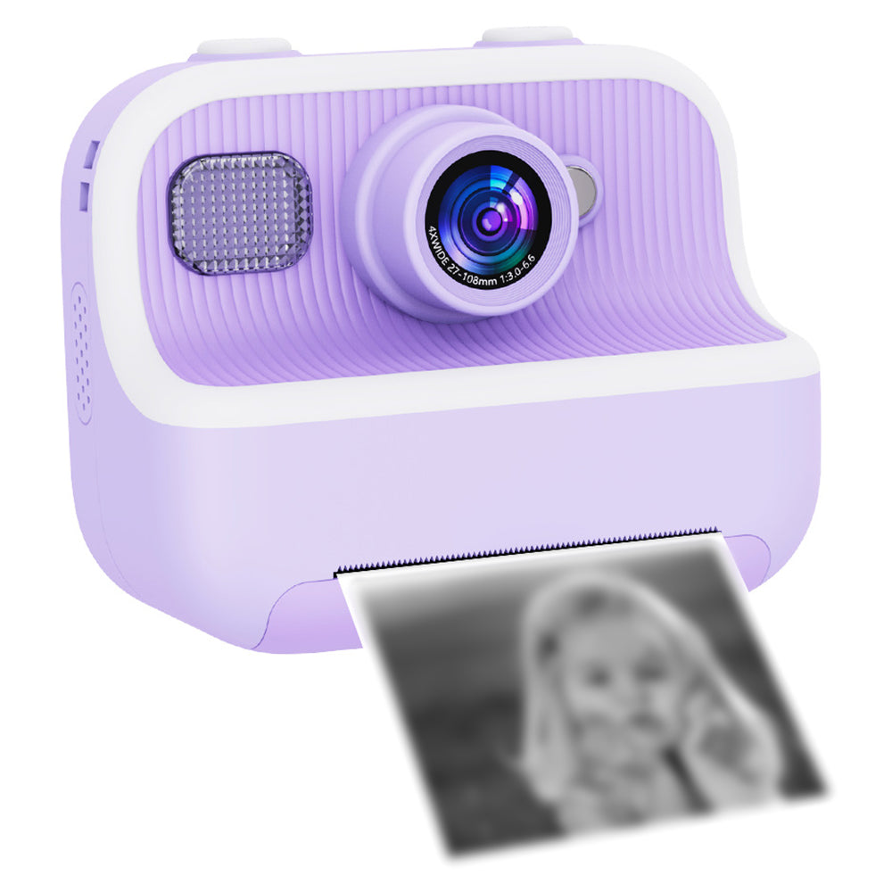 Kids Instant Print Camera Zero Ink Print Photo Camera with 32G TF Card