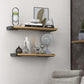 3Pcs Wall Mounted Wood Floating Shelf Storage Display for Bedroom Decor