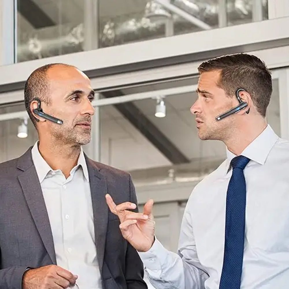 Wireless Single Ear Bluetooth Headset with Charging Case