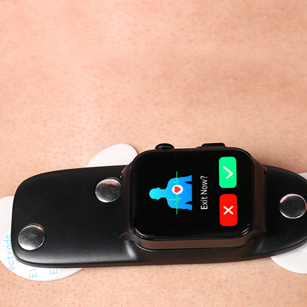 Multifunctional Waterproof Smart Watch with ECG  PGG Stand with Belt and Chest Sticker