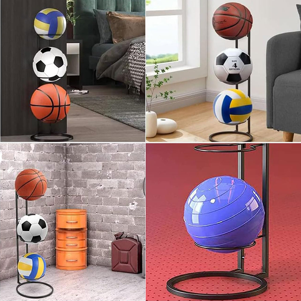 3-Tier Vertical Ball Storage Rack
