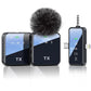 Wireless Lavalier Microphone Set with Noise Reduction