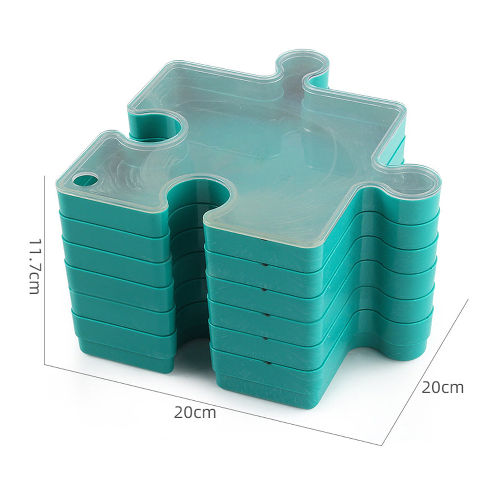 6 Layer Puzzle Storage Organizer Box Stackable Sorting Trays for 1000 Pieces