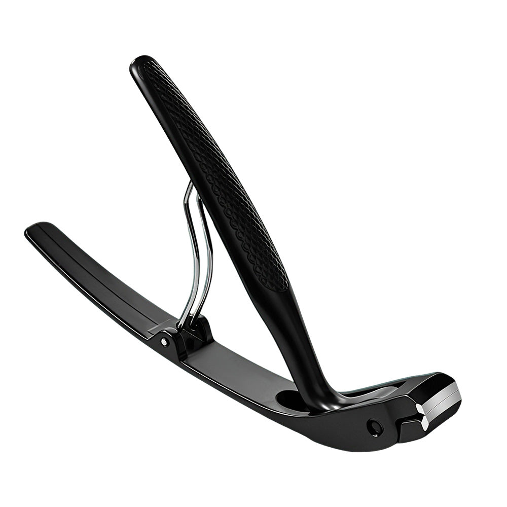 2Pcs Long Handled Curved Head Toe Nail Clipper-Black
