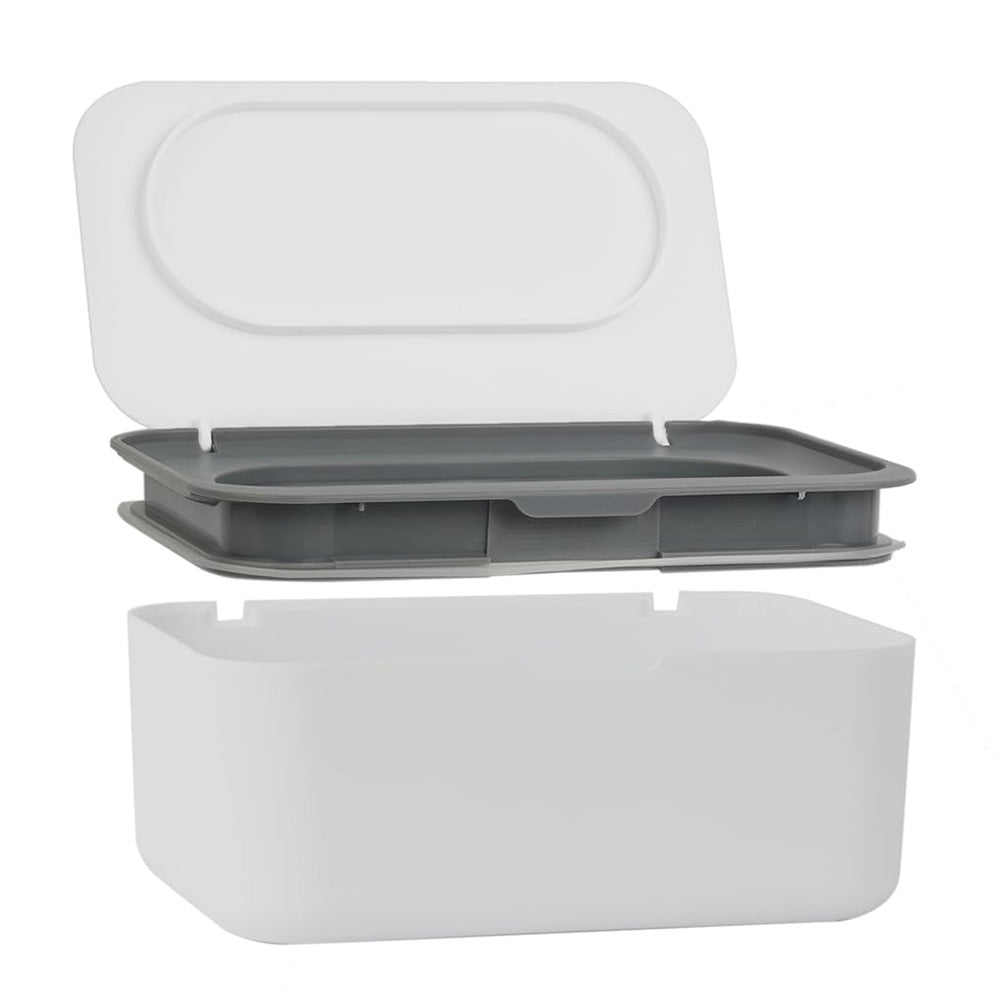Wipes Dispenser Wipes Tissue Storage Case With Lid Refillable Wipe Holder