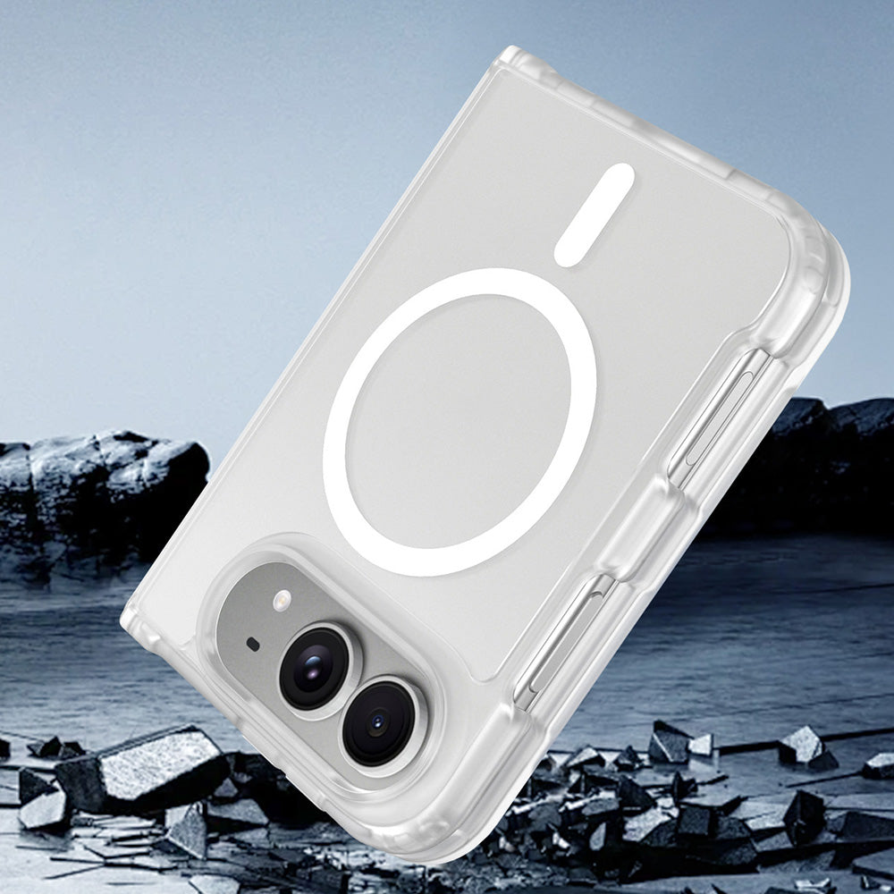 Easy Attached PC TPU Phone Case for iPhone Duo with Wireless Charging