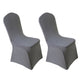 2Pcs Stretch Washable Fitted Banquet Chair Covers