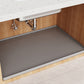 Silicone Under Sink Mat with Raised Edge for Cabinet Protection