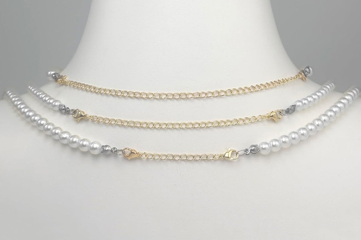 20-Piece Necklace Extender Set with Magnetic Clasps for Jewelry and Bracelets