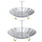 Removable Handle Stainless Steel Folding Steamer Tray