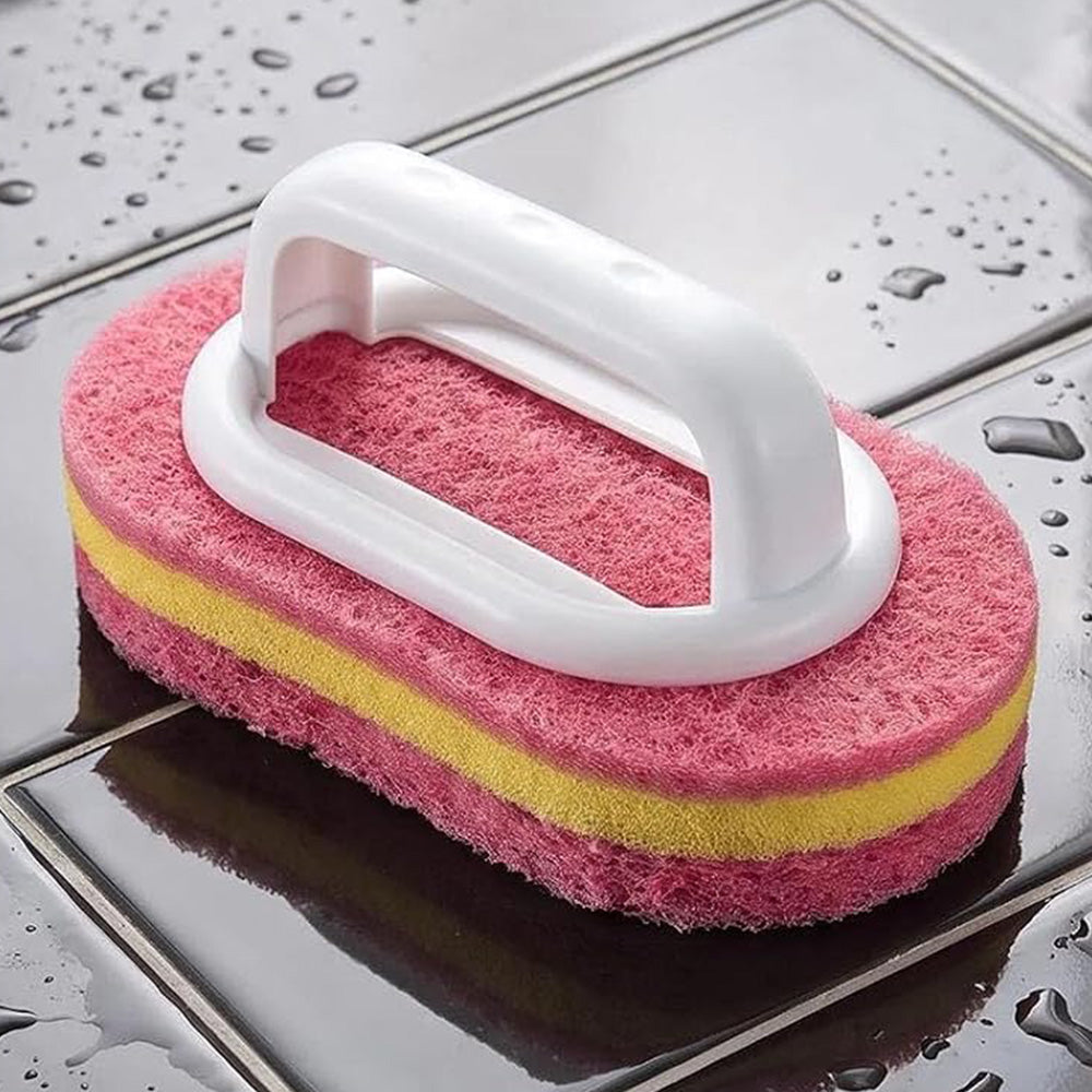 5 Piece Multi Layer Sponge Cleaning Brush Set for Kitchen and Bathroom