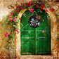 Christmas Door Plate Wooden Sign Christmas Welcome Listing Door Wall Decoration