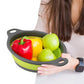 3Pcs Collapsible Colander Food Strainers Set
