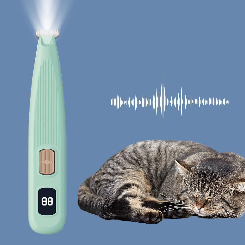 Dog Paw Trimmer LED Light Digital Display Pet Groomer for Cats Dogs